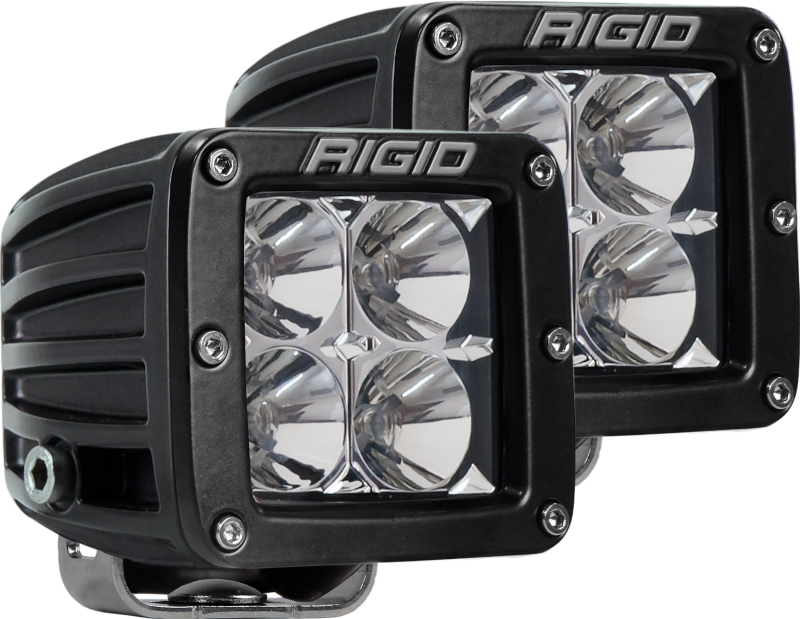 Rigid Industries Dually Flood Set of 2 - Compact LED Pod Lights with Enhanced Brightness
