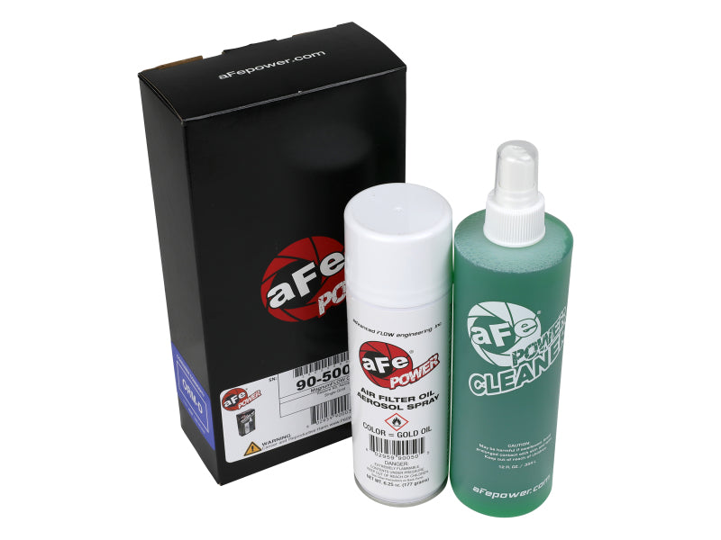 aFe MagnumFLOW CHM Restore Kit Aerosol with Gold Filter Oil and Cleaner for Automotive Air Filters
