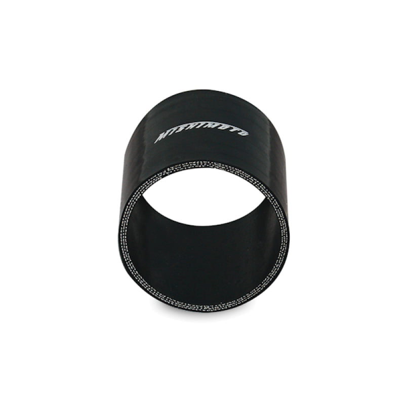 Mishimoto 2.5 Inch Black Straight Silicone Coupler - Universal Fitment