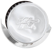 Load image into Gallery viewer, K&amp;N Engineering 62-1516 Chrome Crankcase Vent Filter with Deflector Shield