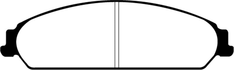 EBC Redstuff Ceramic Low Dust Front Brake Pads for Dodge Charger and Challenger * Part Number ebcDP31724C