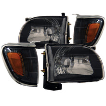 Load image into Gallery viewer, ANZO 2001-2004 Toyota Tacoma Crystal Headlights with Black Housing and Clear Lens