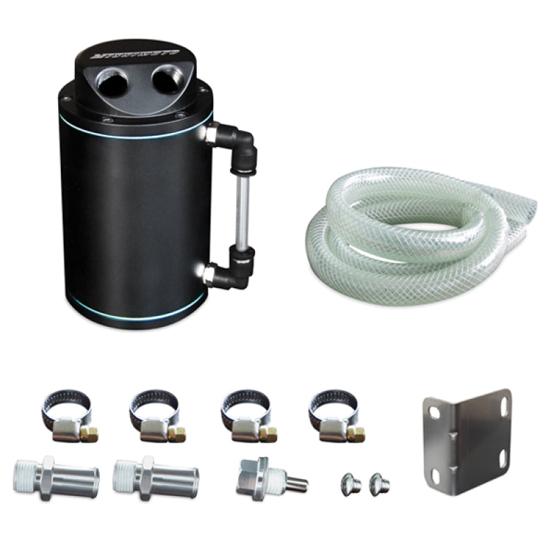 Mishimoto Black Oil Catch Can – Part Number misMMOCC-RB for Enhanced Engine Protection