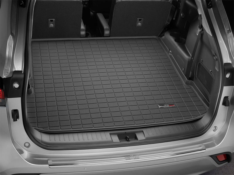WeatherTech 2020+ Toyota Highlander Cargo Liner in Black with Bumper Protector
