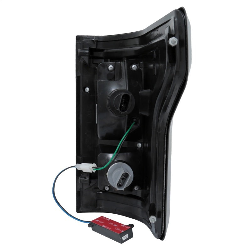 ANZO 2015-2017 Ford F-150 LED Tail Light Assembly with Black Housing and Clear Lens