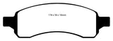 EBC Yellowstuff Front Brake Pads for 2007 GMC Envoy and Similar Models