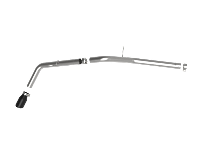 aFe Apollo GT Series 3-inch 409 Stainless Steel Axle-Back Exhaust System with Black Tips for Ford Ranger 2019-2022
