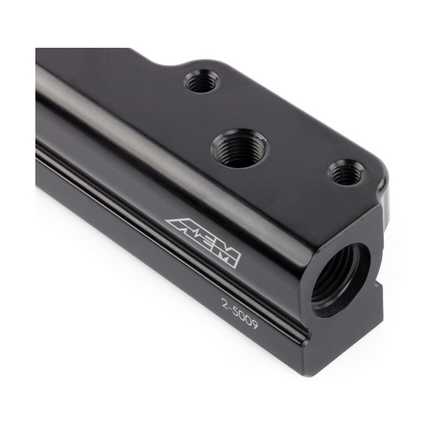 AEM High Volume Fuel Rail for Honda Civic D16Y7 & D16Y8 Engines * Black Anodized Part Number aem25-109BK