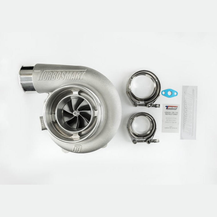 Turbosmart TS-1 6262B-VR082E Oil Cooled Reverse Rotation Turbocharger with V-Band In/Out A/R 0.82