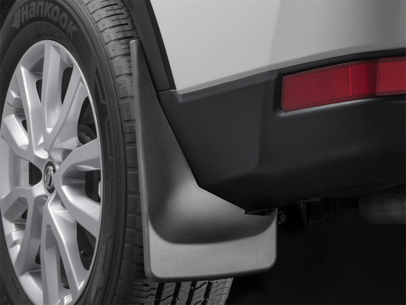 WeatherTech WET120070 DigitalFit No-Drill Rear MudFlaps for 2014-2017 Nissan Rogue, Black