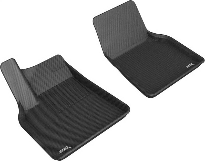3D MAXpider KAGU Series All-Weather Floor Mats for Tesla Model Y – Custom Fit, Black