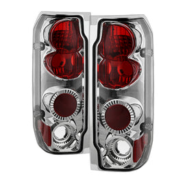 Spyder Euro Style Tail Lights for Ford F-150 1993-1996 and Bronco 1988-1996, Chrome * Part Number ALT-YD-FF15089-C