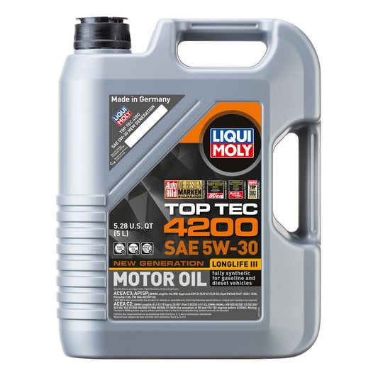 Liqui Moly - Motor Oil, 5W-30 TT 4200 - 5 Liter, Full Synthetic - LM2011