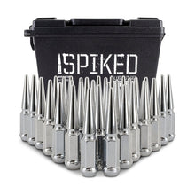 Load image into Gallery viewer, Mishimoto Steel Spiked Lug Nuts M14 x 1.5 – Chrome, 32-Piece Set
