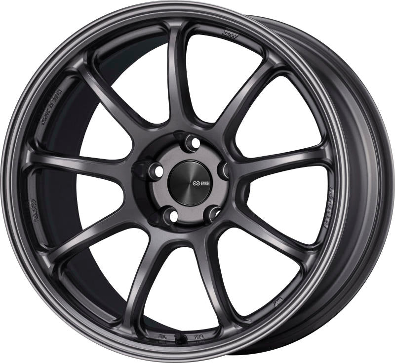 Enkei PF09 18x9.5 Inch Dark Silver Wheel with 5x114.3 Bolt Pattern and 40mm Offset