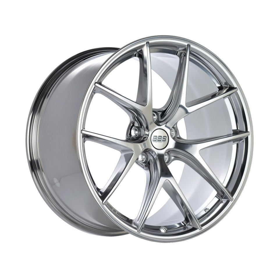 BBS CI-R 19x9 Inch 5x120 Bolt Pattern Ceramic Polished Wheel with Rim Protector * Part No. BBS CI2203CP