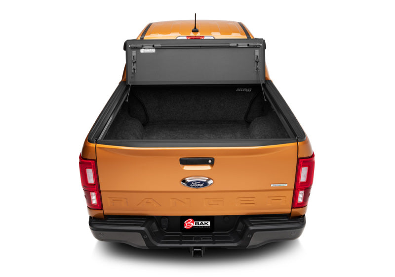 BAK 2024 Ford Ranger BAKFlip MX4 (GEN 3) Hard Folding Bed Cover - 5ft Bed, Matte Finish