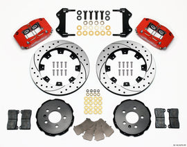 Wilwood Dynapro Radial Front Brake Kit for Audi TT and Volkswagen Beetle * 12.19-inch Drilled Red Calipers