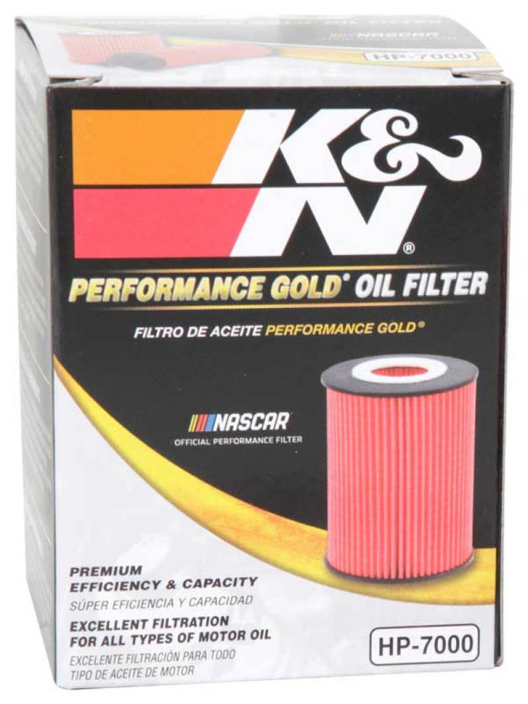 K&N Engineering KNNHP-7000 Cartridge Oil Filter for Saab 9-3 and More