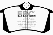 Load image into Gallery viewer, EBC Yellowstuff Rear Brake Pads for Volkswagen Jetta and Passat * High-Performance Street &amp; Track Use