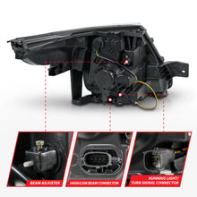 Load image into Gallery viewer, ANZO 11-15 Ford Explorer Projector Headlights with Light Bar, Black Housing – Improved Style &amp; Performance
