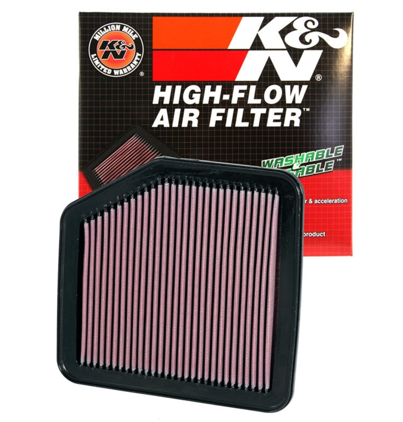K&N Engineering Part KN-33-2345 High-Flow Drop-In Air Filter for Lexus IS 250/350 and GS 430 (2006-2008)