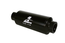 Load image into Gallery viewer, Aeromotive In-Line Marine Filter with 10 Micron Microglass Element * AN-12 ORB Port, Black Hard-Coat Finish