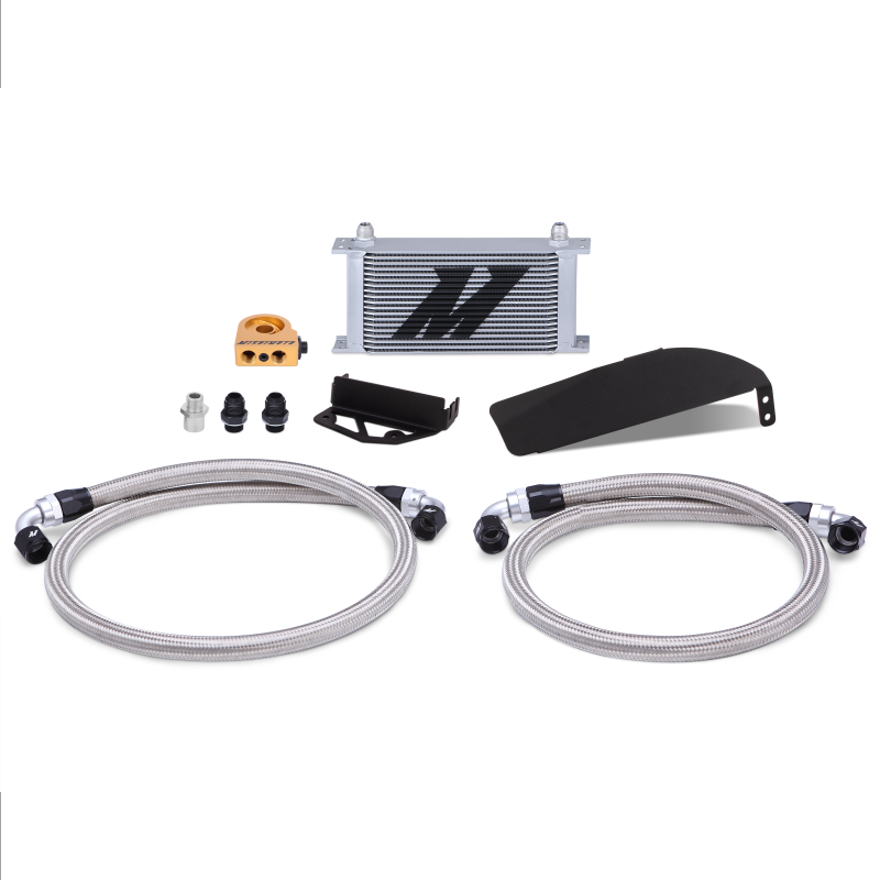 Mishimoto Honda Civic Type R 2017-2021 Direct-Fit Oil Cooler Kit - Silver