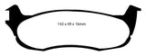 EBC Yellowstuff Brake Pads for Street and Track, Part Number ebcDP41633R, Fits Ford F-150 and Lincoln Models