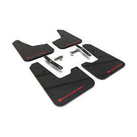 Rally Armor UR Series Mud Flaps for 2023-2024 Kia Niro – Black with Red Logo, No Drilling Required