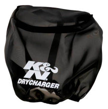 Load image into Gallery viewer, K&amp;N Engineering Drycharger Air Filter Wrap for 6.5-inch Base ID and 4.5-inch Top ID Filters - Part Number KNNRU-5147DK