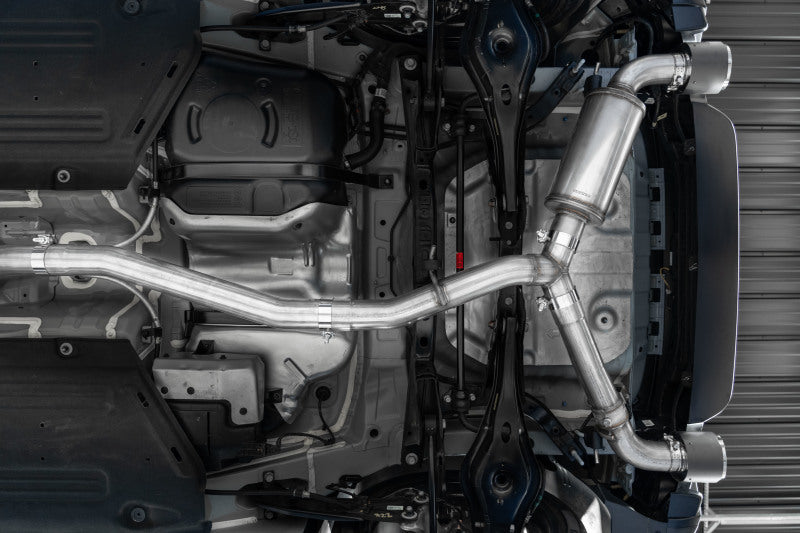 MBRP Armor Pro Series 22-23 Hyundai Kona N 2.0L Turbo Cat Back Exhaust System with Dual Rear Exit and Carbon Fiber Tips