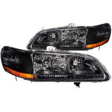 Load image into Gallery viewer, ANZO 1998-2002 Honda Accord Crystal Headlights with Black Housing – Pair