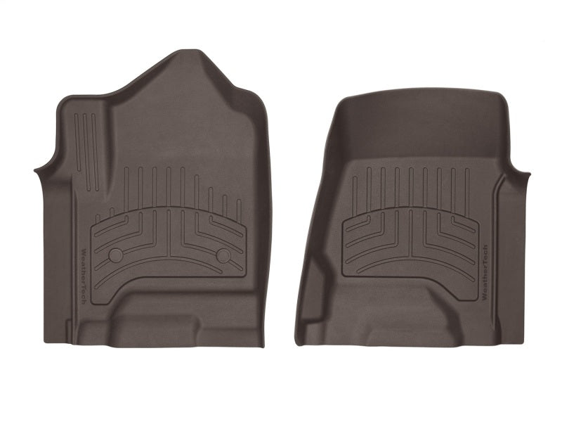 WeatherTech FloorLiner HP Front for 2015-2019 GMC Yukon, 2014-2015 Chevrolet Silverado 1500 & 2015 Silverado 2500 HD - Cocoa