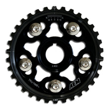 Load image into Gallery viewer, AEM Tru-Time Adjustable Camshaft Gear for Honda and Acura Engines - Black Anodized, Part Number aem23-802BK