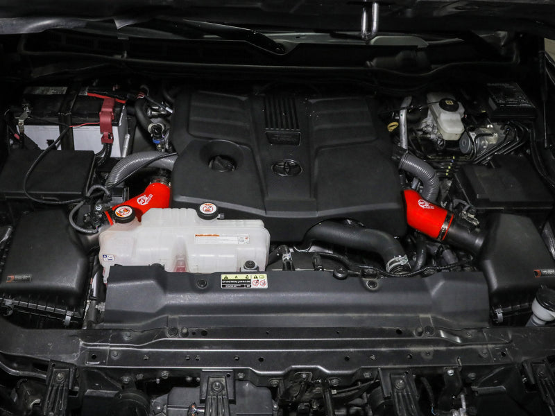 aFe Super Stock Induction System with Pro DRY S Filter for Toyota Tundra 2022-2023 V6 3.4L