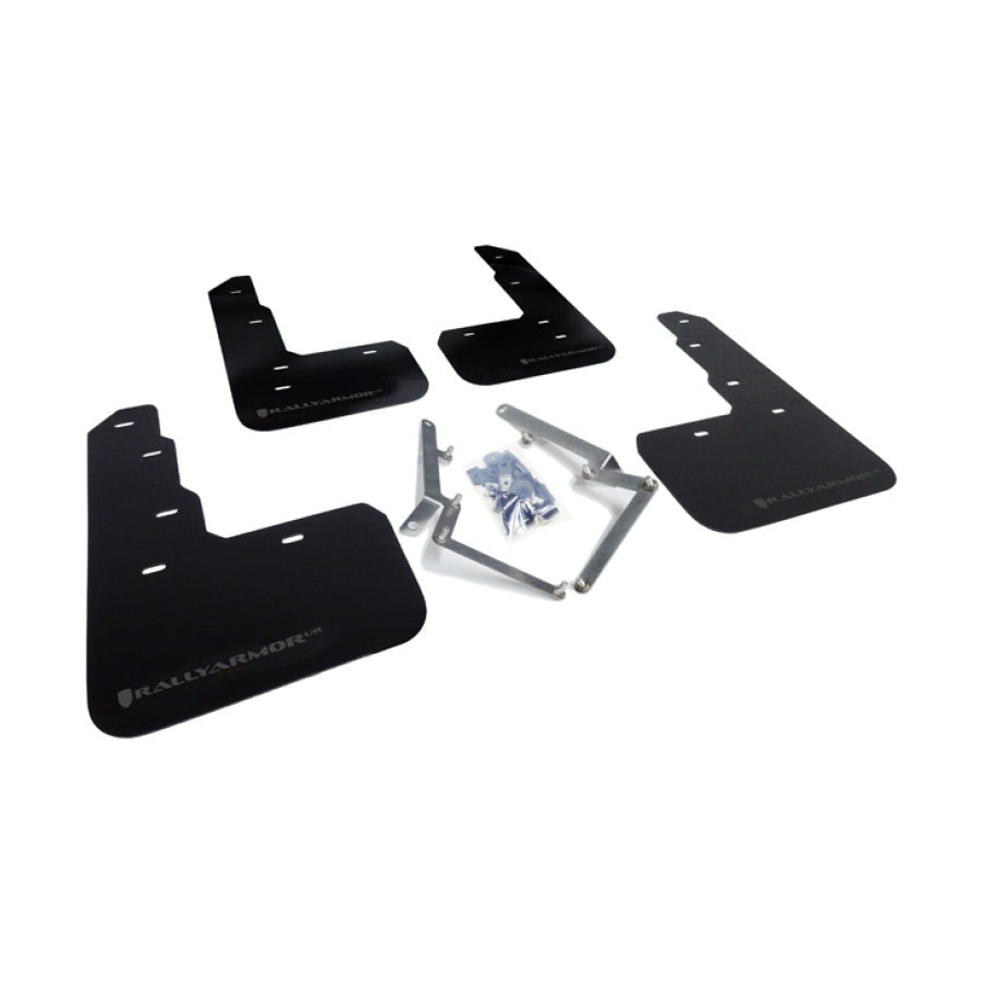 Rally Armor 17-22 Honda Civic Type R Black UR Mud Flap with Dark Grey Logo