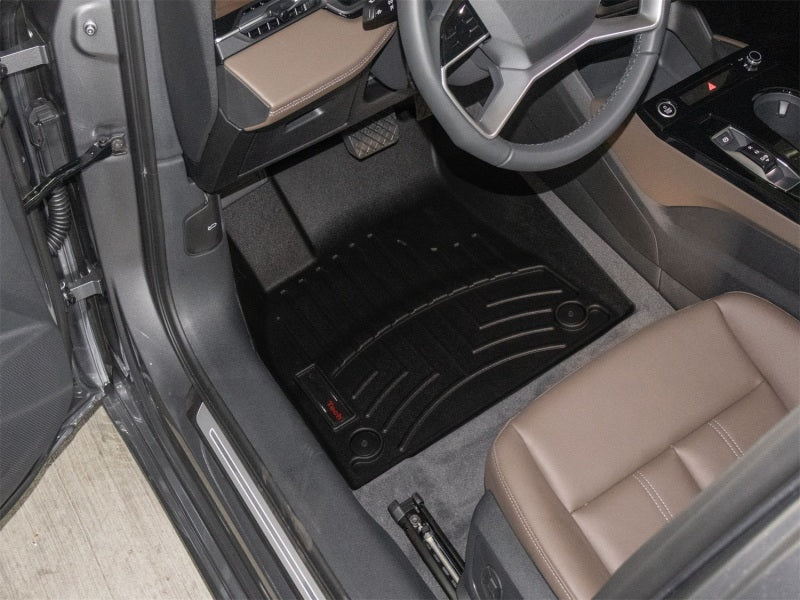 WeatherTech DigitalFit Front FloorLiner for 2025 Audi A6 and S6 Sportback e-tron, Black - WET4419571