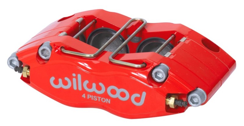 Wilwood Dynapro DPR-DS Four-Piston Radial Mount Caliper with Dust Seal, Red Finish