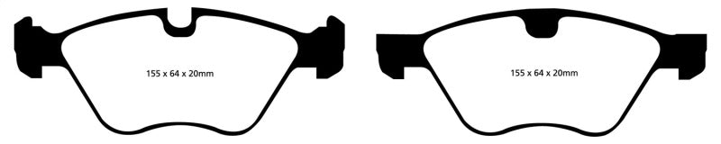 EBC Redstuff Ceramic Low Dust Brake Pads for BMW Z4 3.0 (E89) * Front Replacement Part