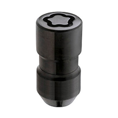 McGard M14 x 1.5 Cone Seat Wheel Lock Nut Set – Black, 5 Pieces with Matching Key for Jeep Wrangler