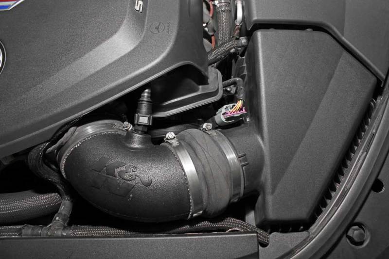 K&N 09-15 Cadillac CTS-V 6.2L V8 Performance Intake Kit - 57 Series OEM Air Box System
