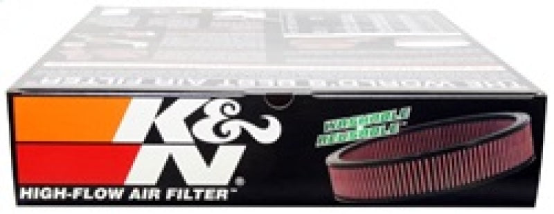 K&N Engineering Part E-1650 High-Flow Reusable Air Filter for GM V8 Engines and Classic Pontiac Firebird