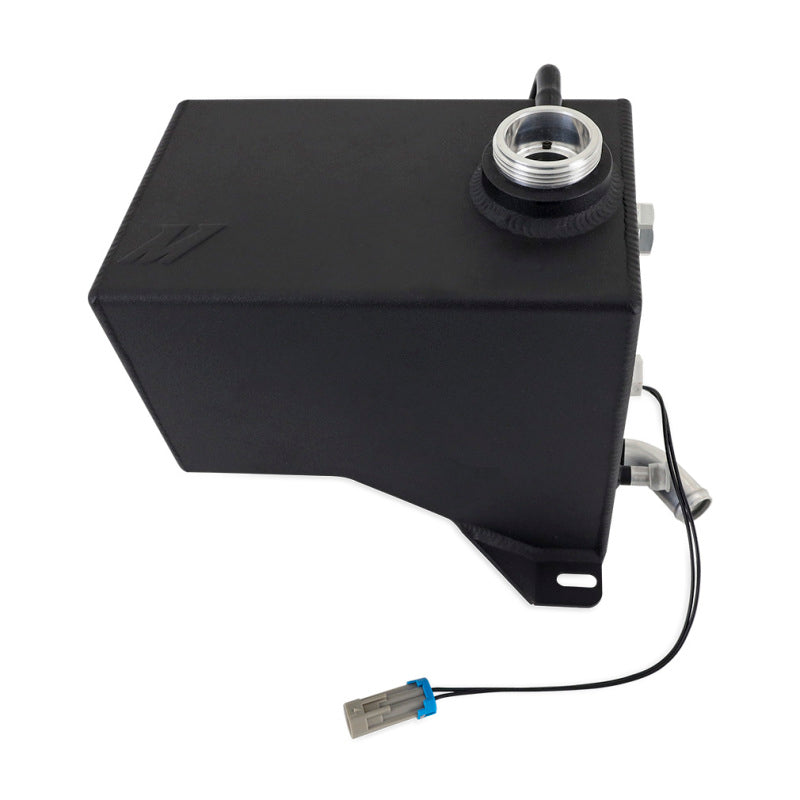 Mishimoto 01-07 Chevy/GMC 6.6L Duramax Aluminum Degas Tank with Black Micro-Wrinkle Finish