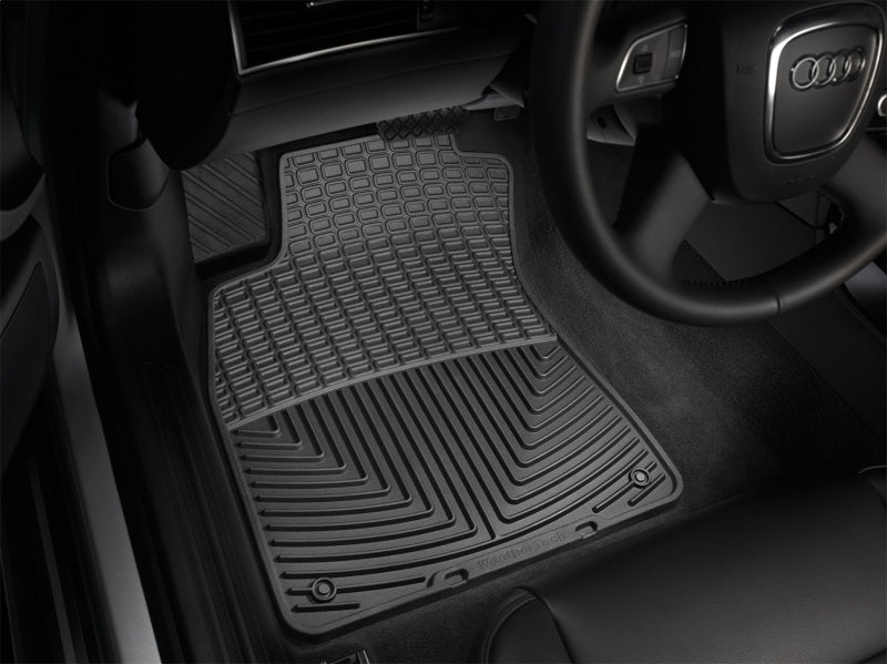 WeatherTech All-Weather Front Floor Mats for Audi A4 and A6 (2008-2011) * Black