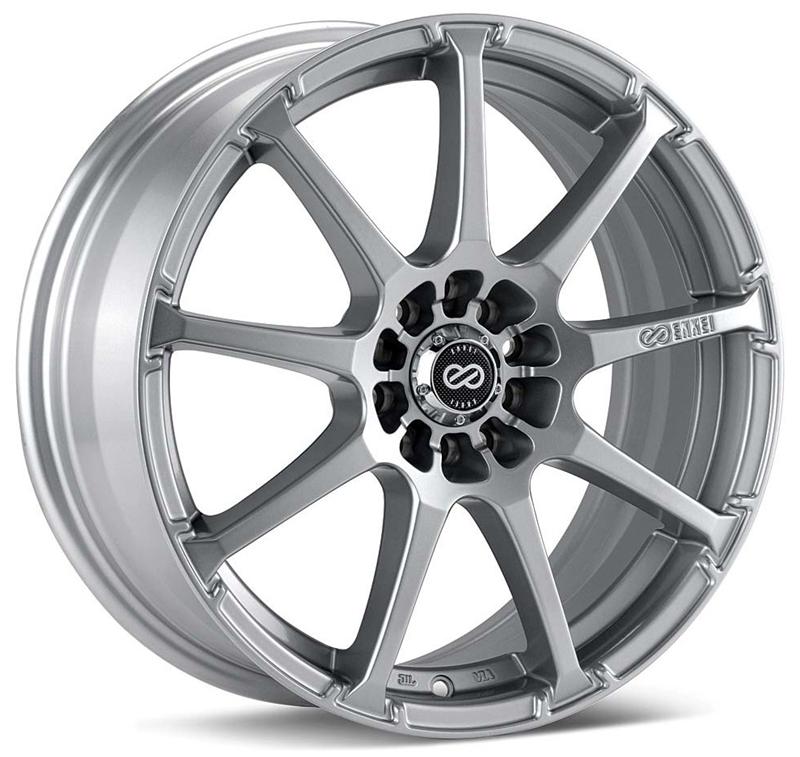 Enkei EDR9 15x6.5 Inch Black Alloy Wheel with 4x100/114.3 Bolt Pattern and 38mm Offset