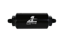 Load image into Gallery viewer, Aeromotive In-Line Filter with 100 Micron Stainless Steel Element - AN-06 Male Fittings