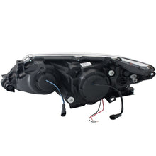 Load image into Gallery viewer, ANZO 2012-2013 Toyota Camry projector headlights with halo, black housing and clear lens