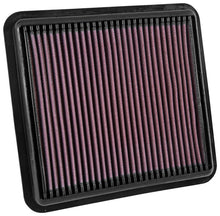 Load image into Gallery viewer, K&amp;N Engineering Part 33-5042 High-Flow Reusable Air Filter for 2016-2019 Mazda CX-3 2.0L L4 F/I