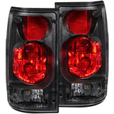 ANZO 1989-1995 Toyota Pickup Tail Light Assembly with Clear Lens and Black Housing – Pair